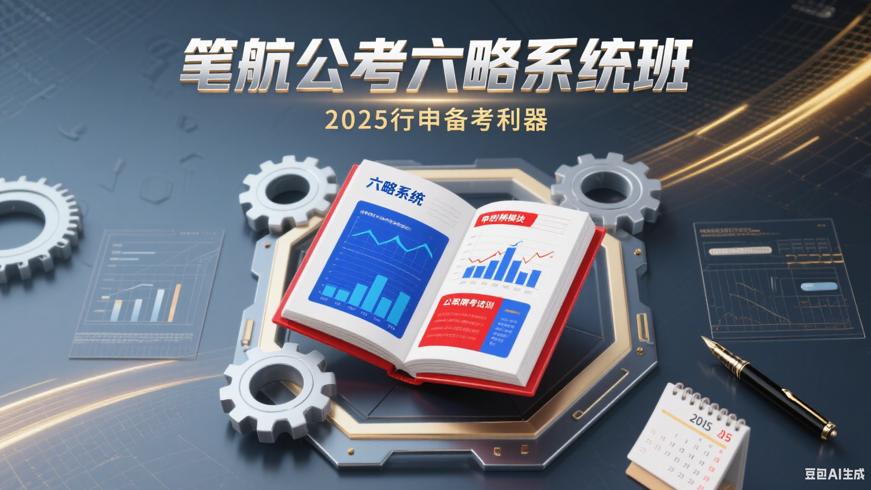 2025笔航公考六略系统班：行申综合备考利器