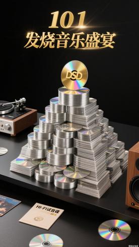 《发烧音乐[HIFI试音碟][DSD]（101CD）》：极致音乐盛宴
