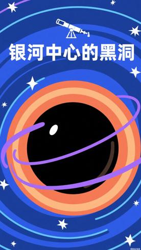 银河系中心藏着超大质量黑洞你知道吗