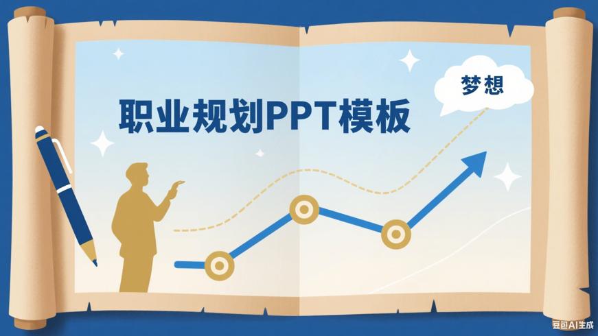 70套职业生涯规划PPT模板：职业蓝图绘制利器