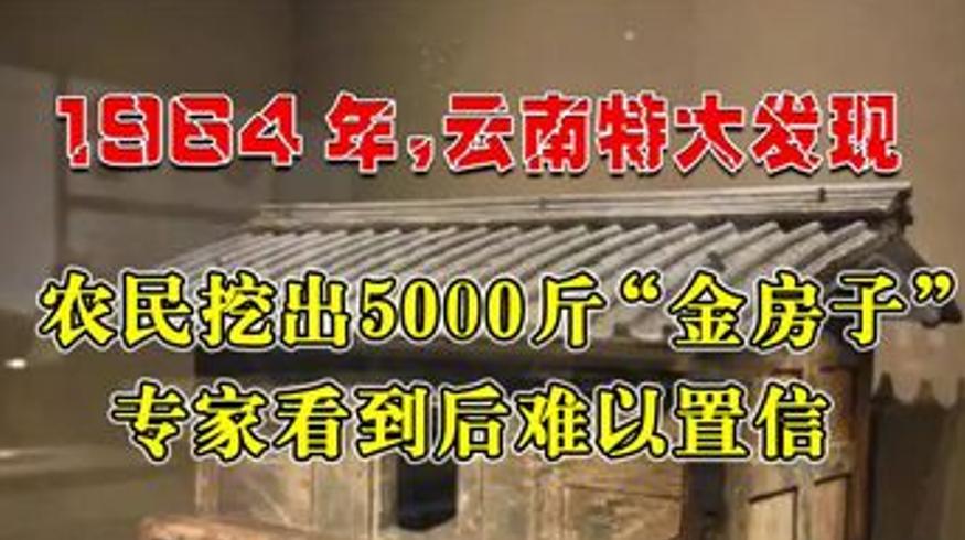 1964年云南农民挖出五千斤金房子的离奇故事