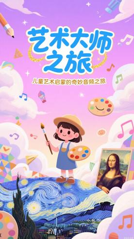 《不可不知的50位艺术大师》：儿童艺术启蒙的奇妙音频之旅