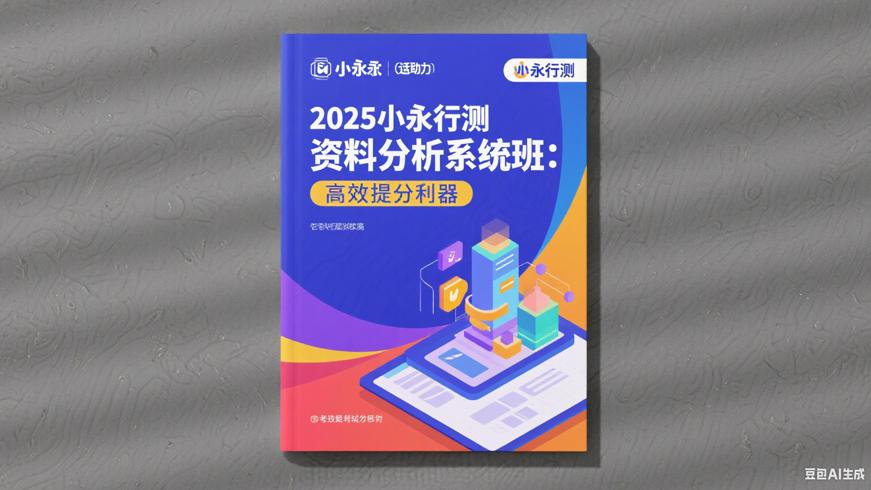 2025小永行测资料分析系统班：高效提分利器