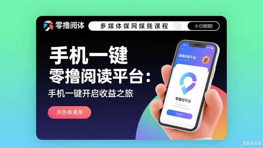 零撸阅读平台：手机一键开启收益之旅