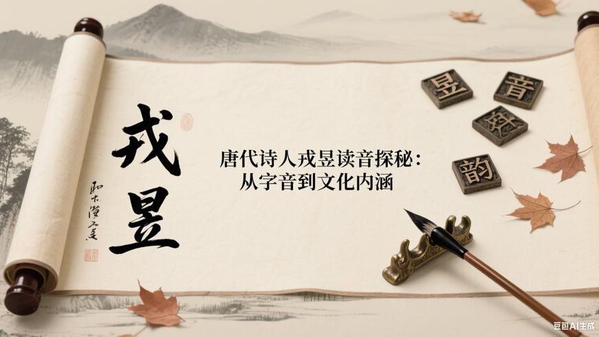 唐代诗人戎昱读音探秘：从字音到文化内涵
