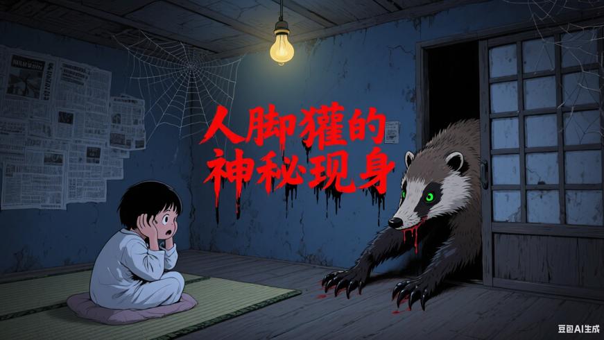 五岁夏夜的惊悚遭遇：人脚獾的神秘现身
