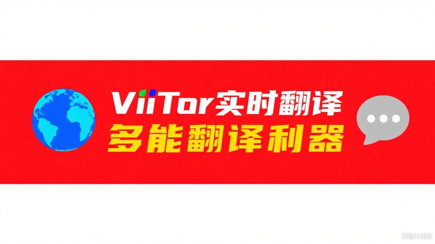 ViiTor安卓实时翻译APP_V2.4.8多能翻译利器