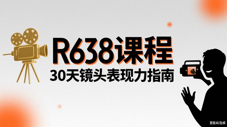 R638课程：30天小白进阶镜头表现力指南
