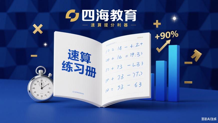四海教育《速算练习册》：速算提分利器