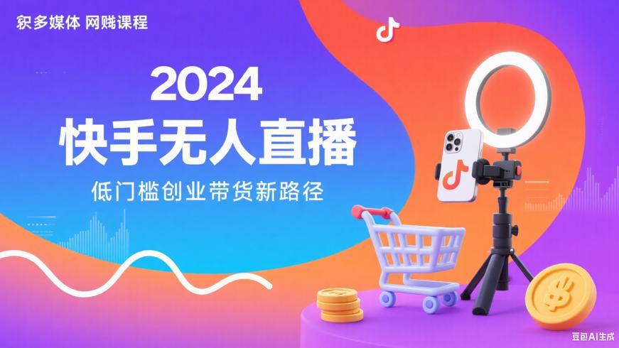2024快手无人直播：低门槛创业带货新路径