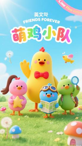 《萌鸡小队1-3中英特别版》：孩子成长路上的欢乐指南