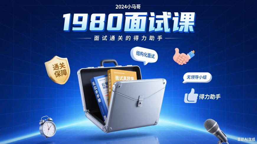 2024小马哥1980面试课：面试通关的得力助手