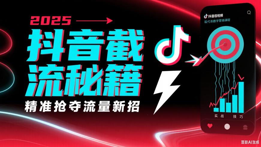 2025抖音截流秘籍：精准抢夺流量新招