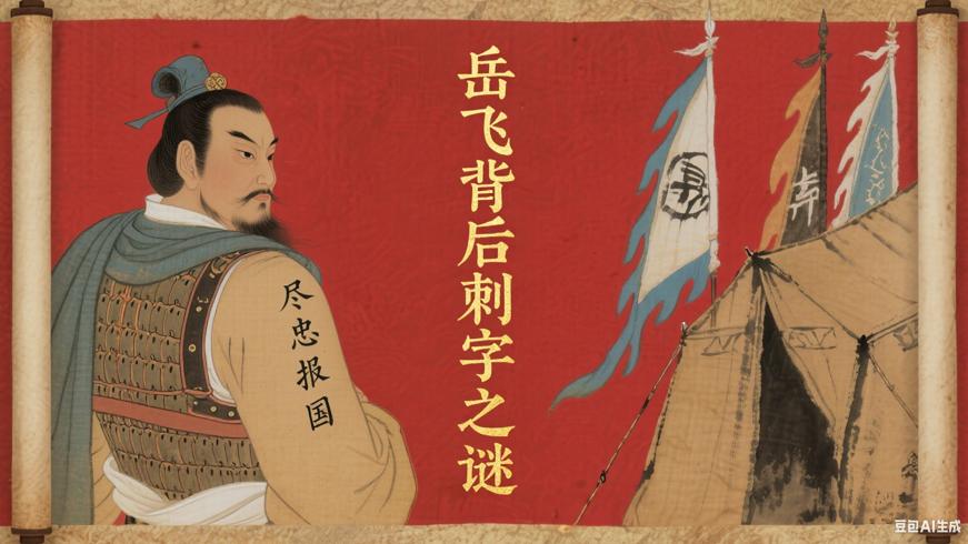 岳飞背后刺字之谜尽忠与精忠的千年争议