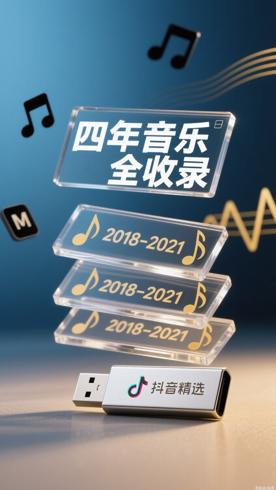 抖音2018-2021精选Mp3：四年潮流音乐全收录