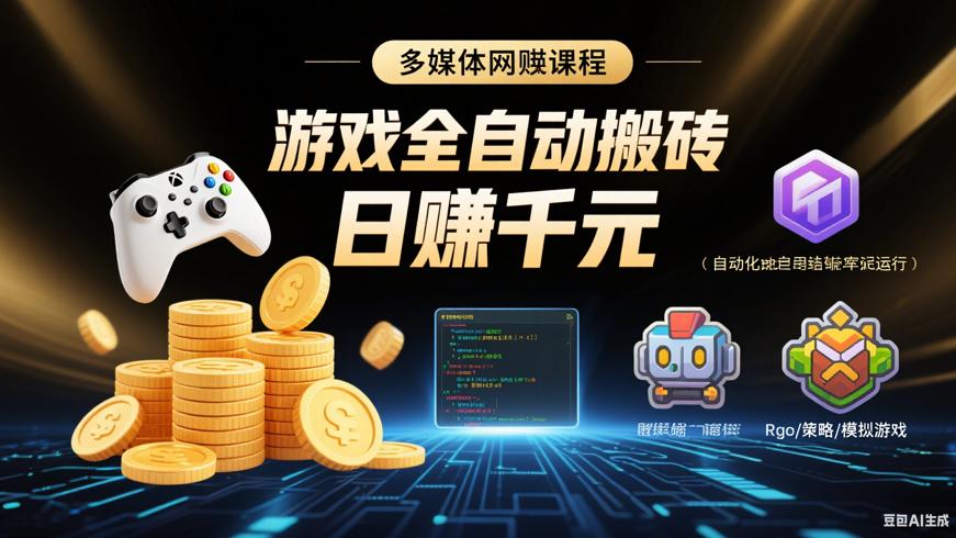 三款热门游戏全自动搬砖 日赚千元副业优选