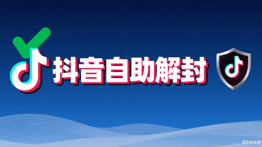 抖音账号解封无需付费教你自助解封方法