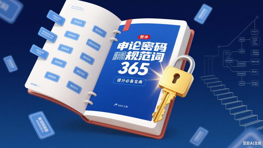 贺冲申论密码规范词365：申论提分的必备宝典