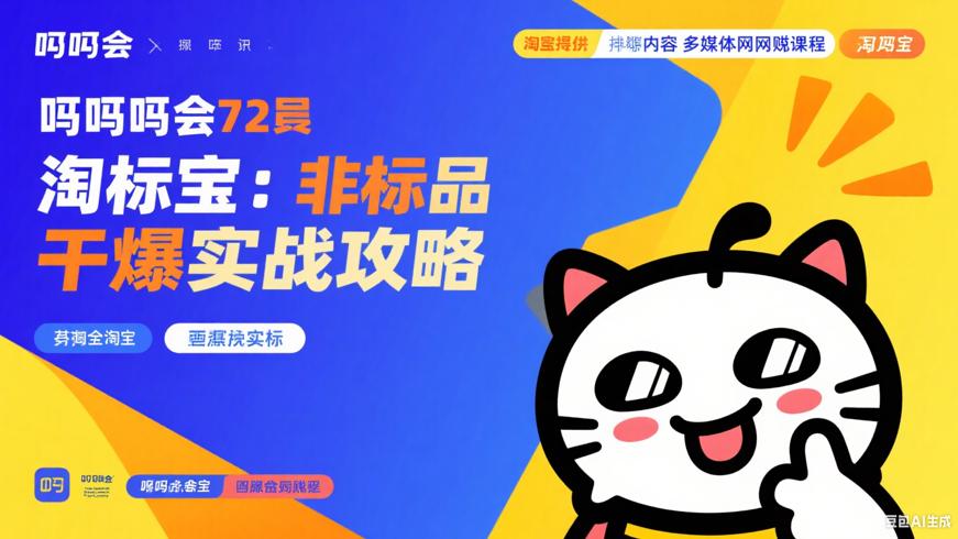 叮当会72期淘宝：非标品干爆实战攻略