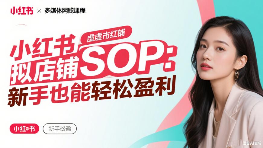 小红书虚拟店铺SOP：新手也能轻松盈利