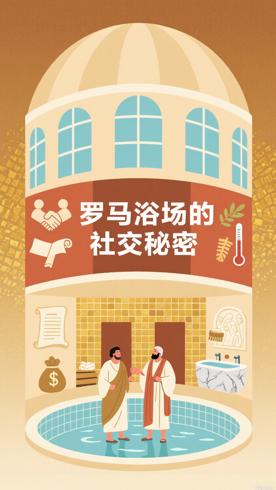 罗马浴场不只是洗澡竟藏着这么多社交秘密