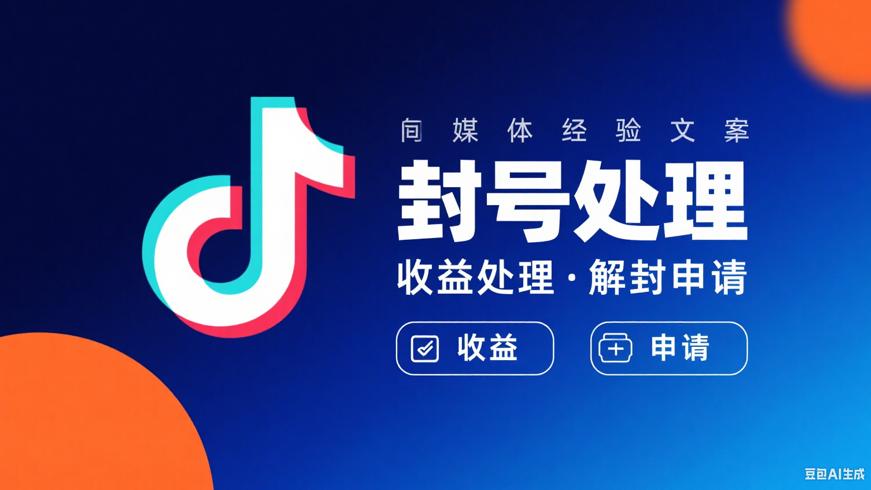 抖音直播封号后收益处理及解封申请方法