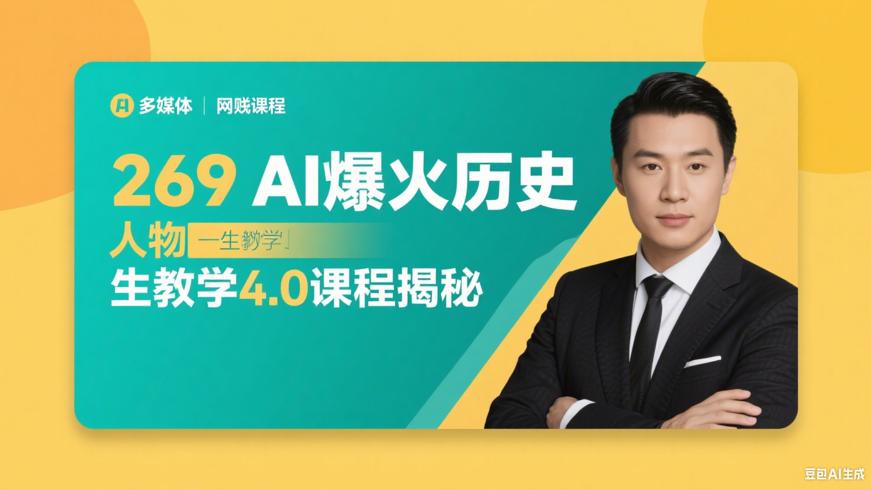 269 AI爆火历史人物一生教学4.0课程揭秘