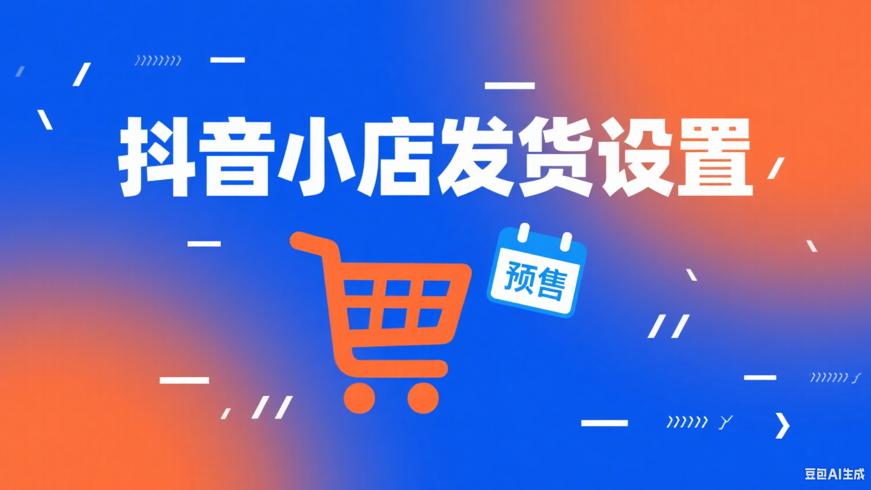 抖音小店新现货加预售发货模式设置指南