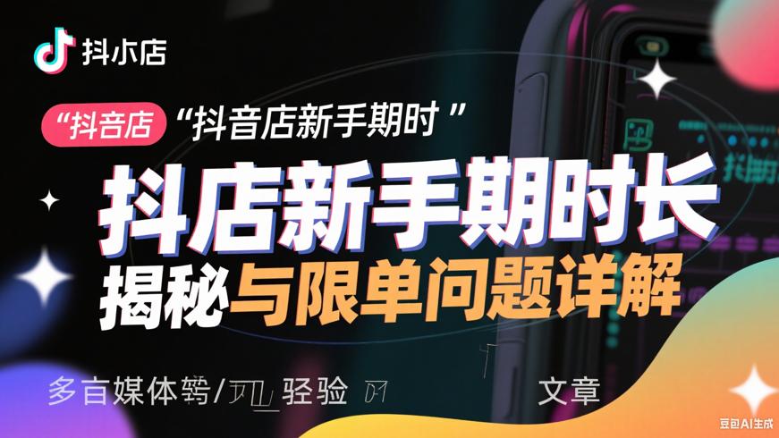 抖店新手期时长揭秘与限单问题详解