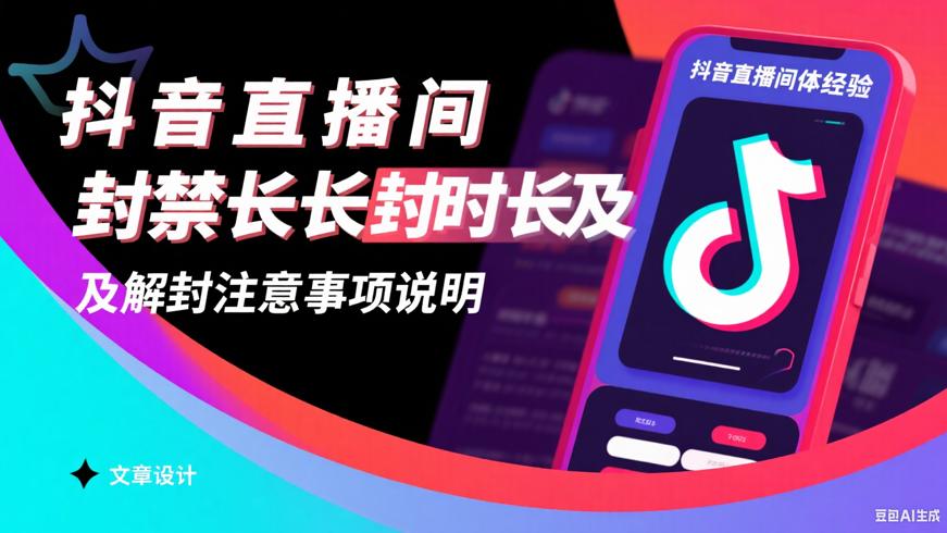 抖音直播间封禁时长及解封注意事项说明