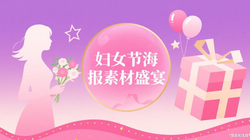 妇女节海报展板134款：24G视觉素材盛宴