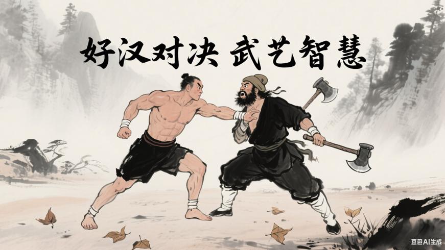 焦挺与李逵：梁山好汉的武艺与生存智慧对决