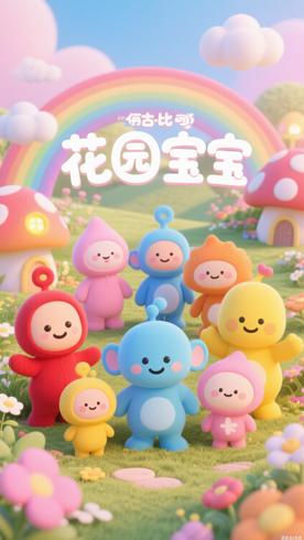 《花园宝宝》中英文版合集：学龄前儿童的启蒙乐园