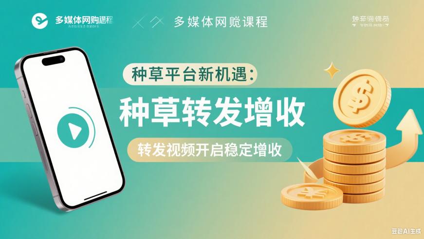 种草平台新机遇：转发视频开启稳定增收