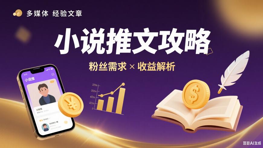 抖音小说推文粉丝需求与收益全解析