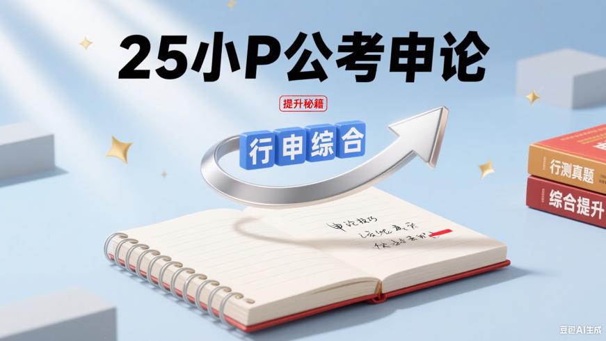 25小P公考申论：行申综合提升秘籍