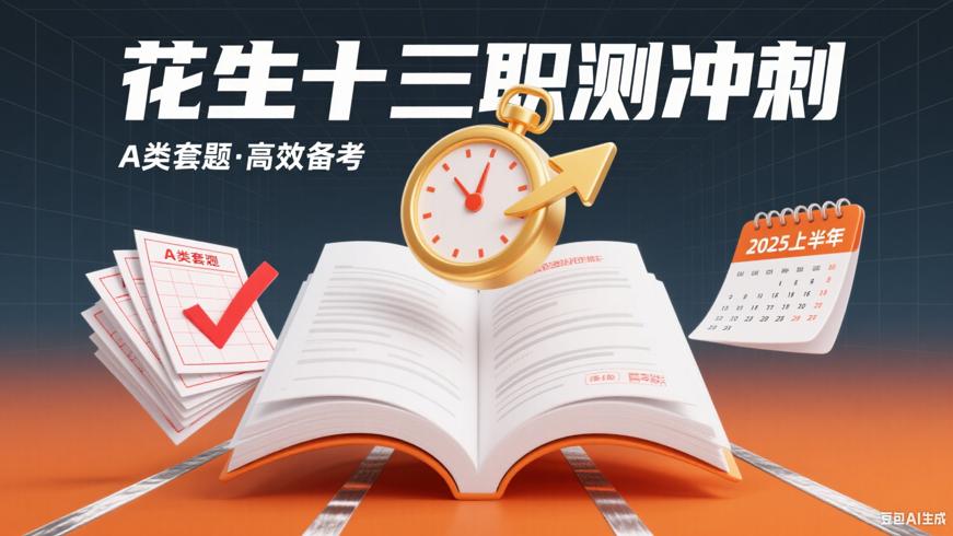 2025上半年花生十三职测A类套题冲刺班：高效备考利器