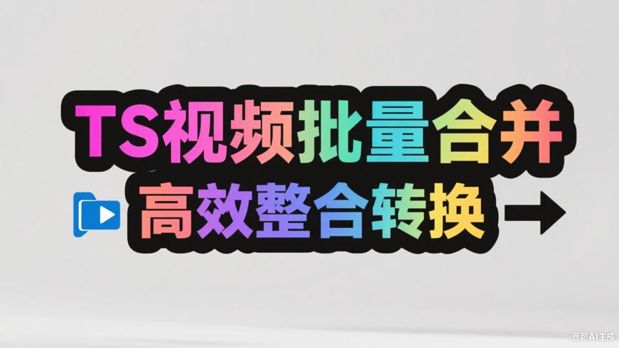 TS视频文件批量合并工具：高效整合与转换