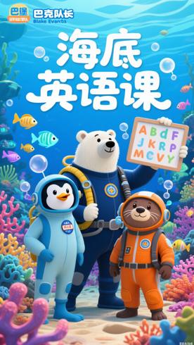 《海底小纵队学英语》英文绘本课趣味启蒙指南