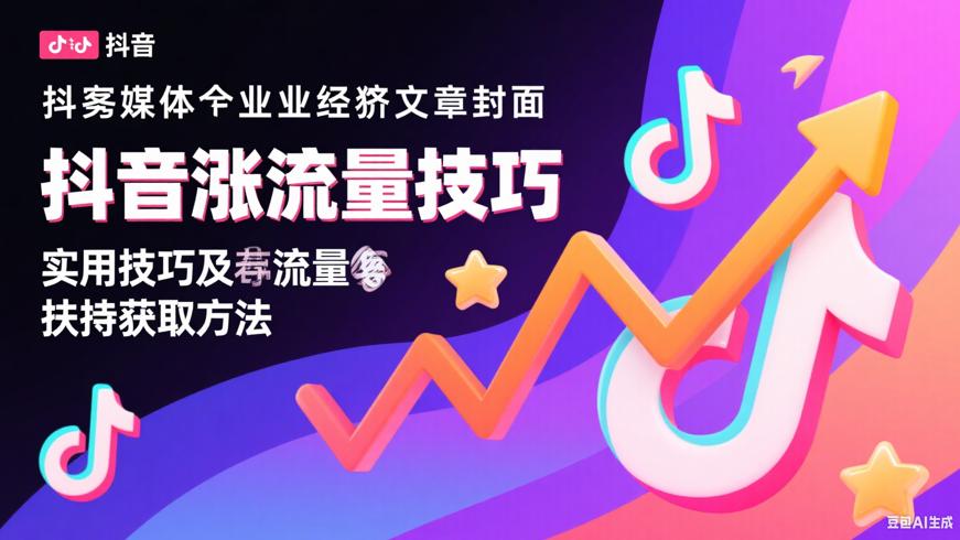 抖音涨流量实用技巧及流量扶持获取方法