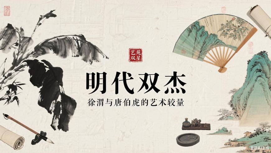 徐渭与唐伯虎：明代艺术双杰的巅峰较量