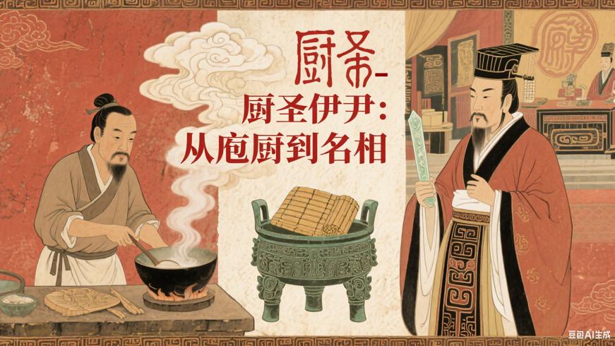 厨圣伊尹传奇从奴隶庖厨到商朝名相的逆袭