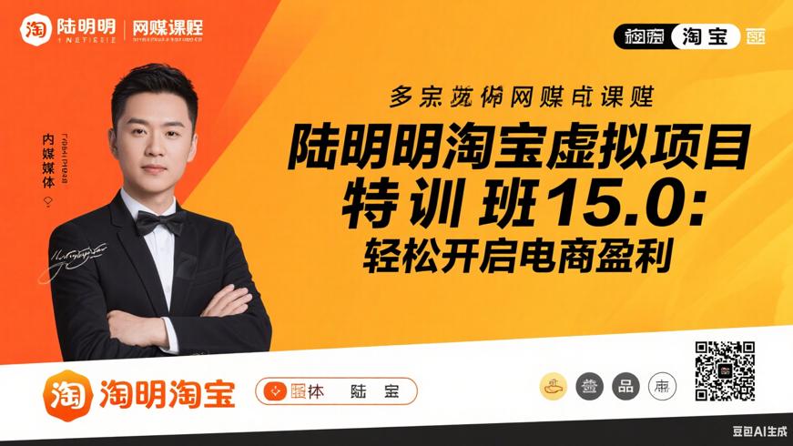 陆明明淘宝虚拟项目特训班15.0：轻松开启电商盈利