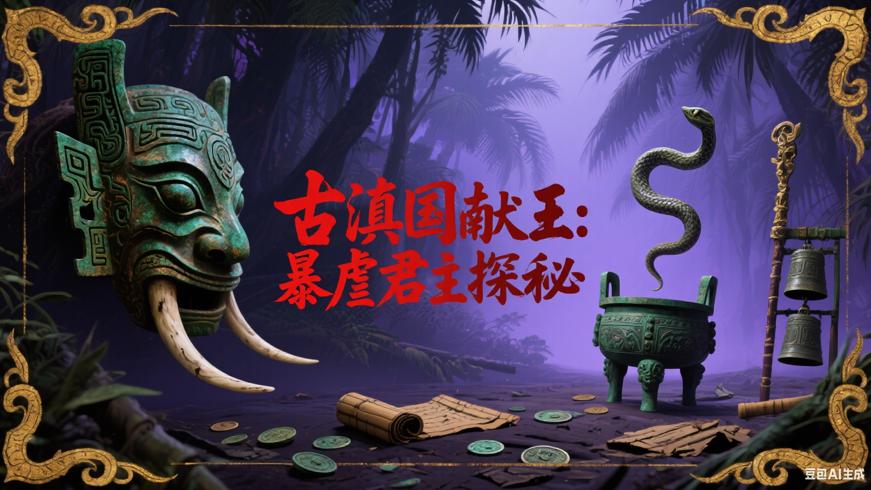 古滇国献王探秘历史与虚构中的暴虐君主
