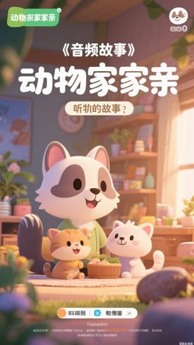 《动物家家亲》音频故事：聆听动物世界的温馨日常