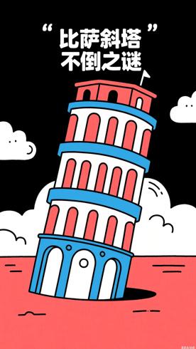 比萨斜塔倾斜却不倒的秘密揭晓