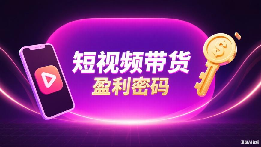 短视频带货系统课：解锁带货盈利密码