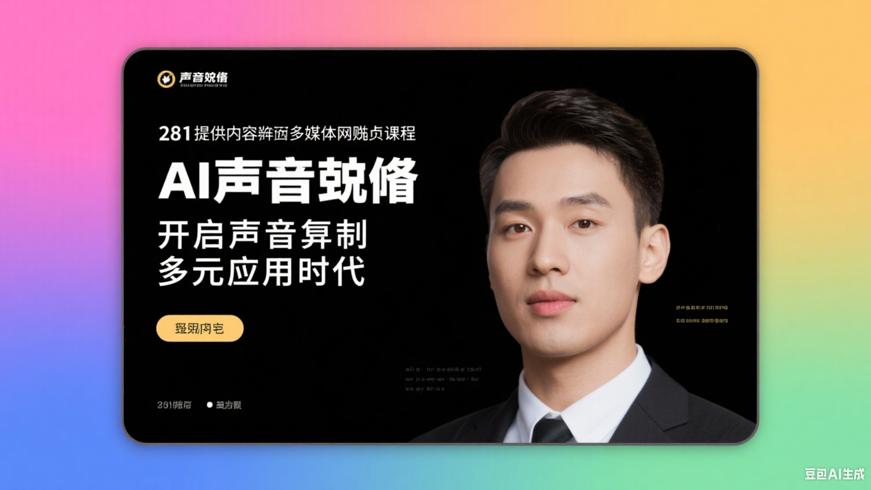 281 AI声音克隆：开启声音复刻多元应用时代