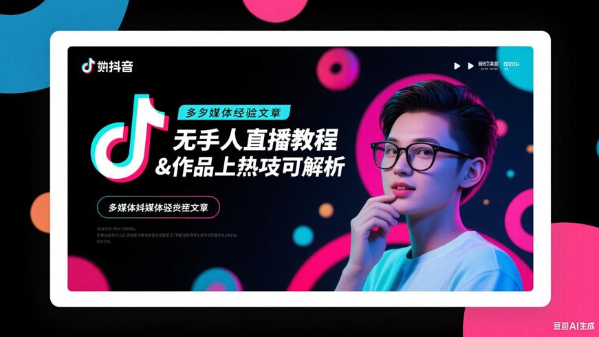 抖音无人直播教程与作品上热门技巧全解析