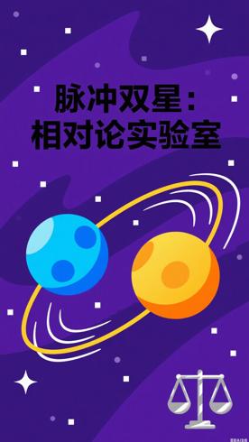 脉冲双星轨道变化：验证相对论的宇宙实验室